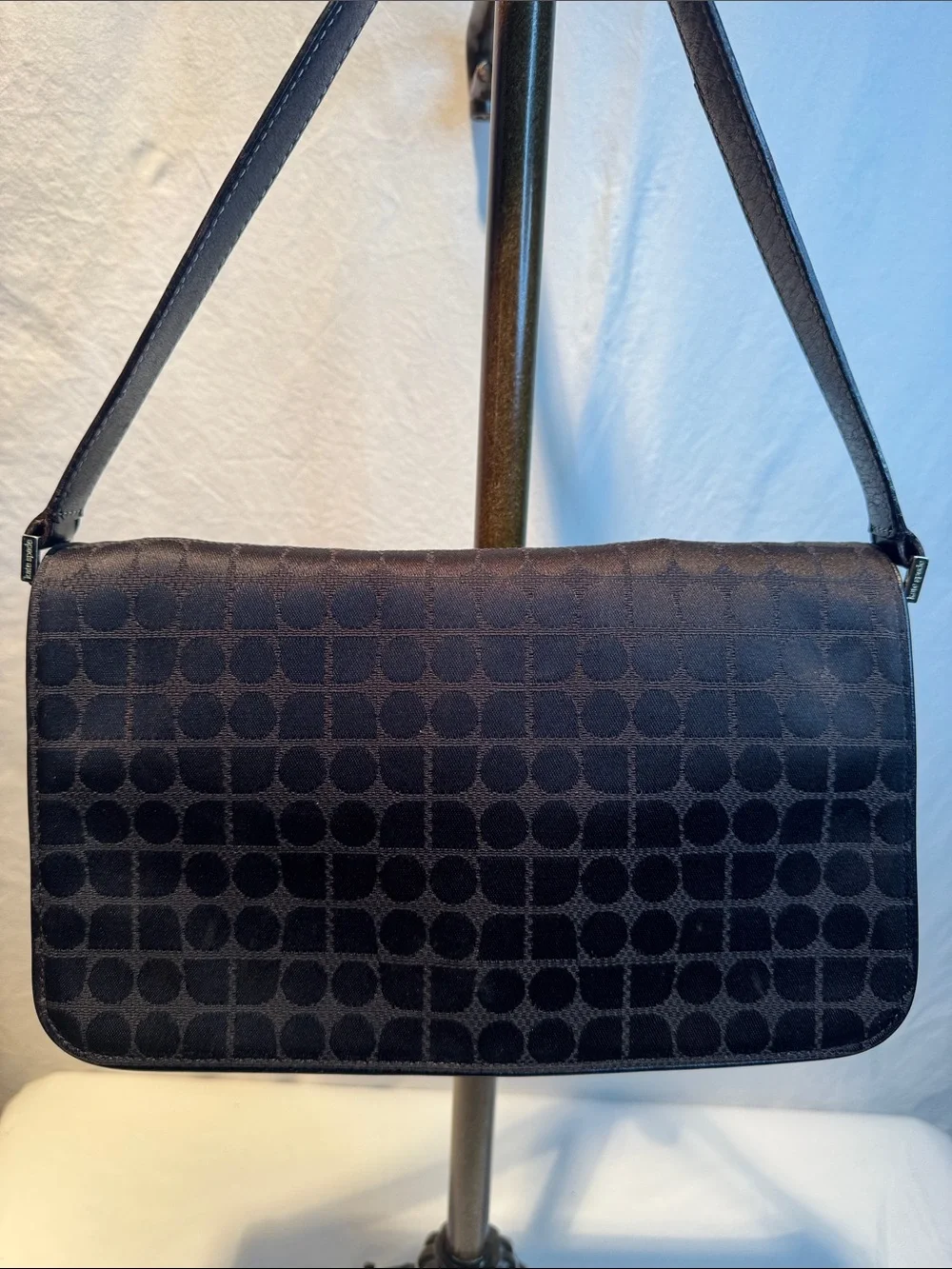 kate spade Black Patterned Shoulder Bag